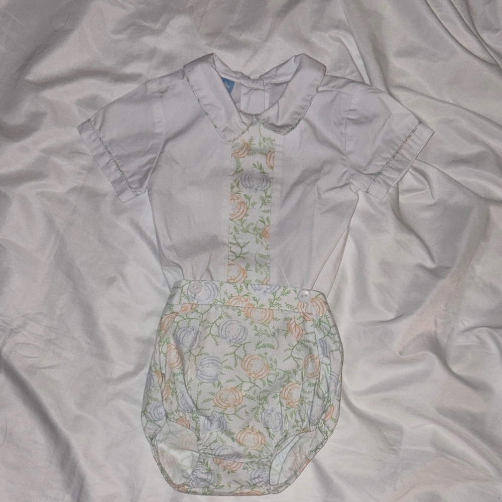 Floral Kids Matching Set - White and Pastel